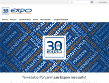 Tablet Screenshot of pohjanmaanexpo.fi